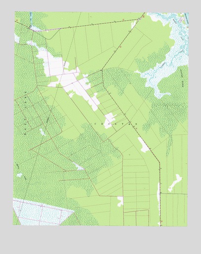 East Lake SE, NC USGS Topographic Map