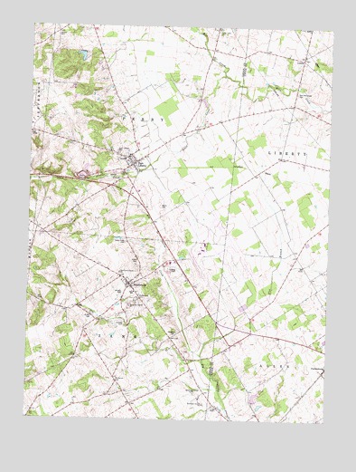 East Liberty, OH USGS Topographic Map