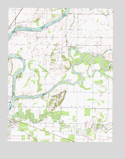 East Mount Carmel, IN USGS Topographic Map