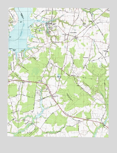 East New Market, MD USGS Topographic Map