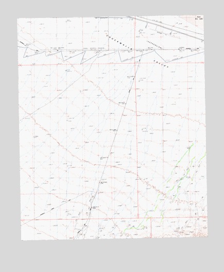 East of Aztec Mines, CA USGS Topographic Map