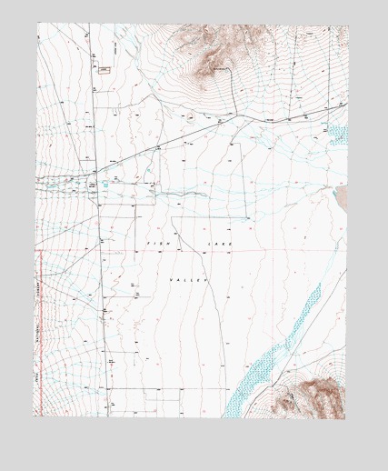 East of Davis Mountain, NV USGS Topographic Map