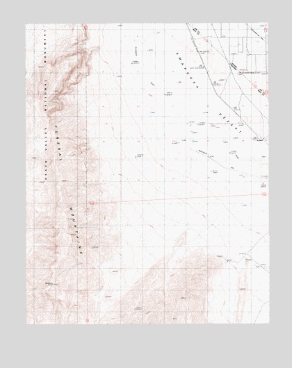 East of Echo Canyon, CA USGS Topographic Map
