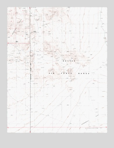 East of Goldfield, NV USGS Topographic Map