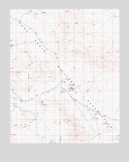 East of Goldstone, CA USGS Topographic Map