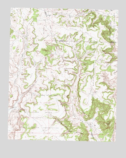 Arch Mesa, NM USGS Topographic Map