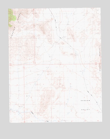 East of Kingston Peak, CA USGS Topographic Map