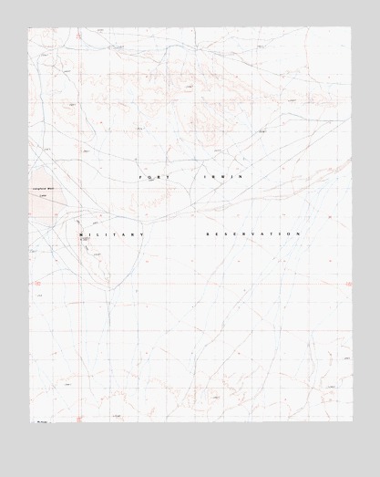 East of Langford Well, CA USGS Topographic Map