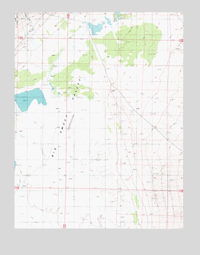 East of Millett Ranch, NV USGS Topographic Map