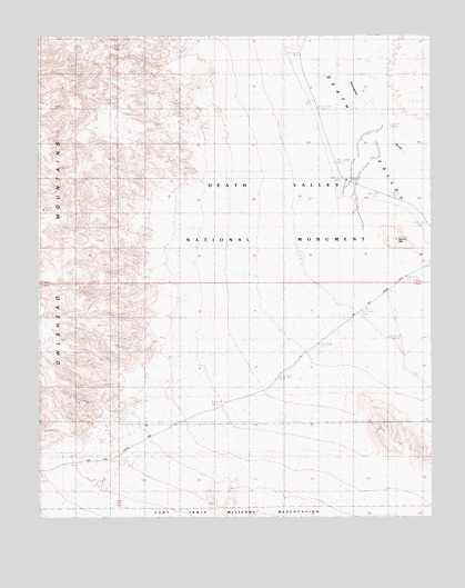 East of Owl Lake, CA USGS Topographic Map