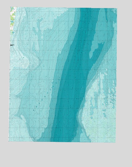 East of Reedville, VA USGS Topographic Map