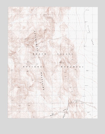 East of Sand Flat, CA USGS Topographic Map