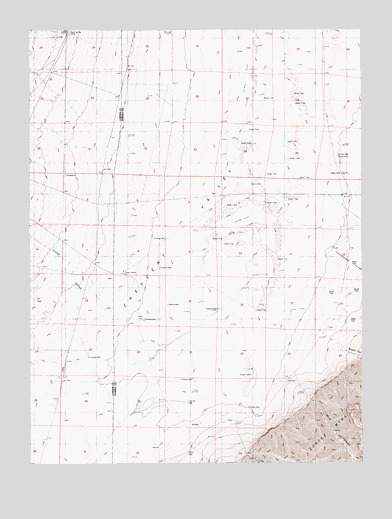 East of Tenabo, NV USGS Topographic Map