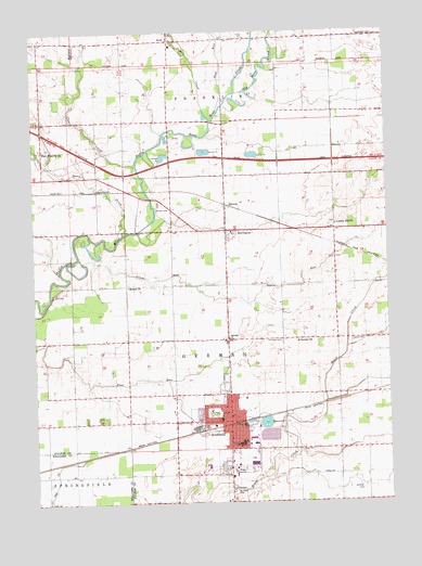 Archbold, OH USGS Topographic Map