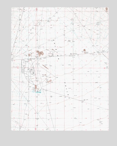 East of Tonopah, NV USGS Topographic Map