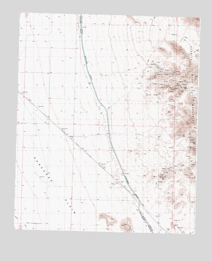 East of Utting, AZ USGS Topographic Map
