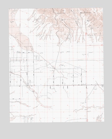 East of Valley Mountain, CA USGS Topographic Map