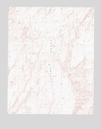 East of Waucoba Canyon, CA USGS Topographic Map