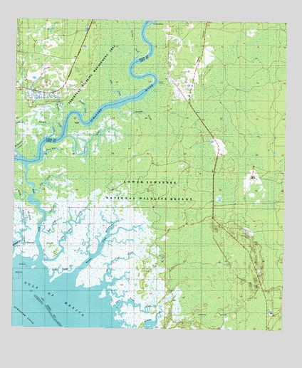 East Pass, FL USGS Topographic Map