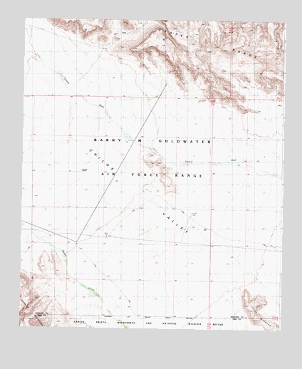 East Pass, AZ USGS Topographic Map