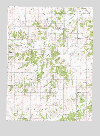 East Peru, IA USGS Topographic Map
