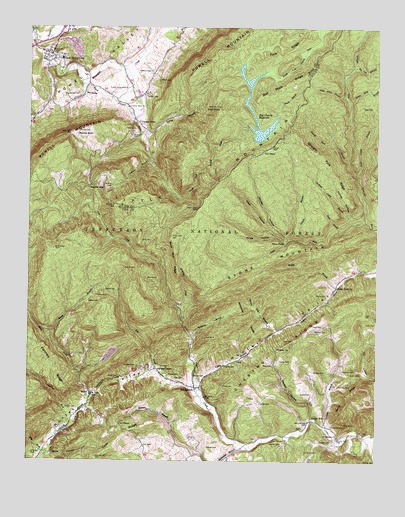 East Stone Gap, VA USGS Topographic Map