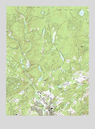East Stroudsburg, PA USGS Topographic Map