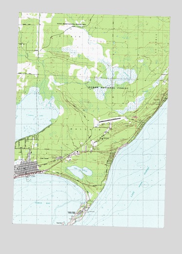 East Tawas, MI USGS Topographic Map