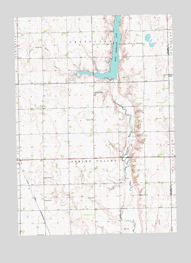 East Vermillion Lake, SD USGS Topographic Map
