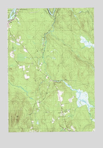 East Winn, ME USGS Topographic Map