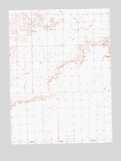 Easterly Airport, NE USGS Topographic Map