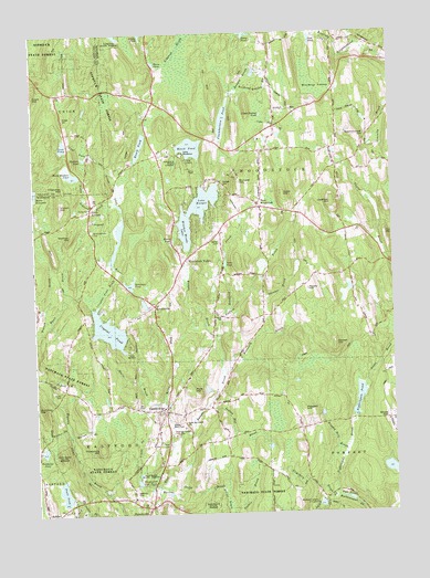 Eastford, CT USGS Topographic Map