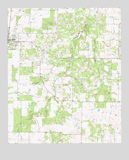 Archer City East, TX USGS Topographic Map