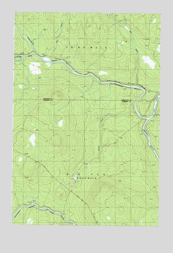 Eastman Brook, ME USGS Topographic Map