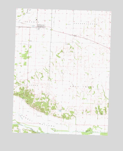 Easton, IL USGS Topographic Map