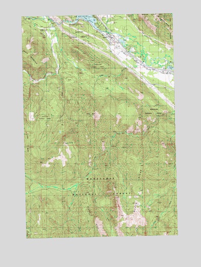 Easton, WA USGS Topographic Map