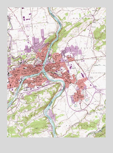 Easton, PA USGS Topographic Map