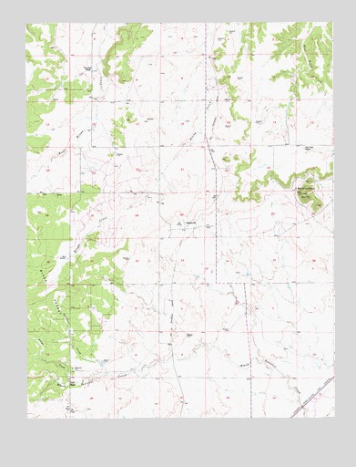 Eastonville, CO USGS Topographic Map