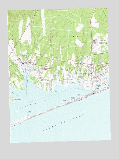 Eastport, NY USGS Topographic Map