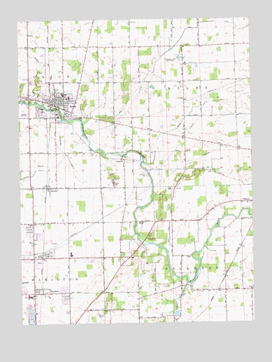 Eaton, IN USGS Topographic Map