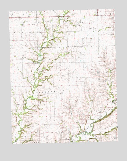 Eaton, KS USGS Topographic Map