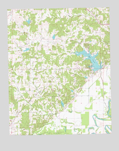 Eaton, AR USGS Topographic Map