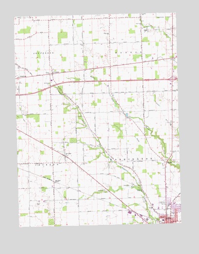 Eaton North, OH USGS Topographic Map