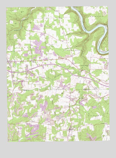 Eau Claire, PA USGS Topographic Map