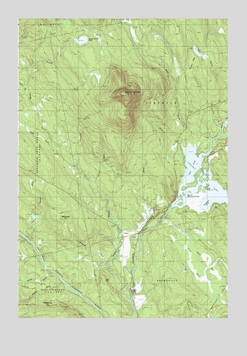 Ebeemee Mountain, ME USGS Topographic Map