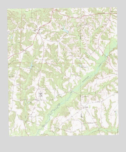 Echo, AL USGS Topographic Map