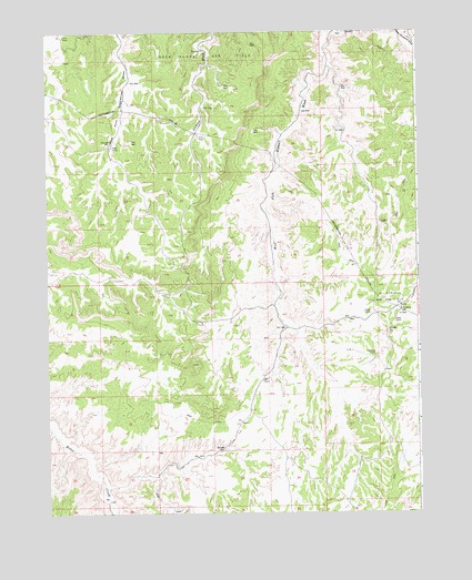 Archy Bench SE, UT USGS Topographic Map