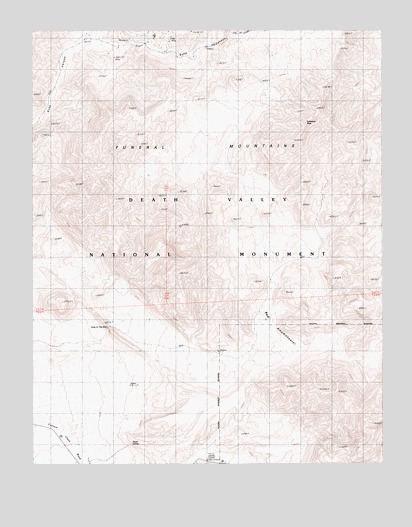 Echo Canyon, CA USGS Topographic Map