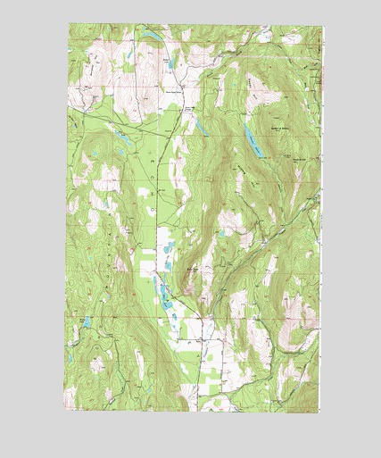 Echo Valley, WA USGS Topographic Map