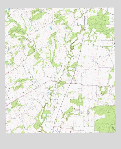 Ecleto, TX USGS Topographic Map